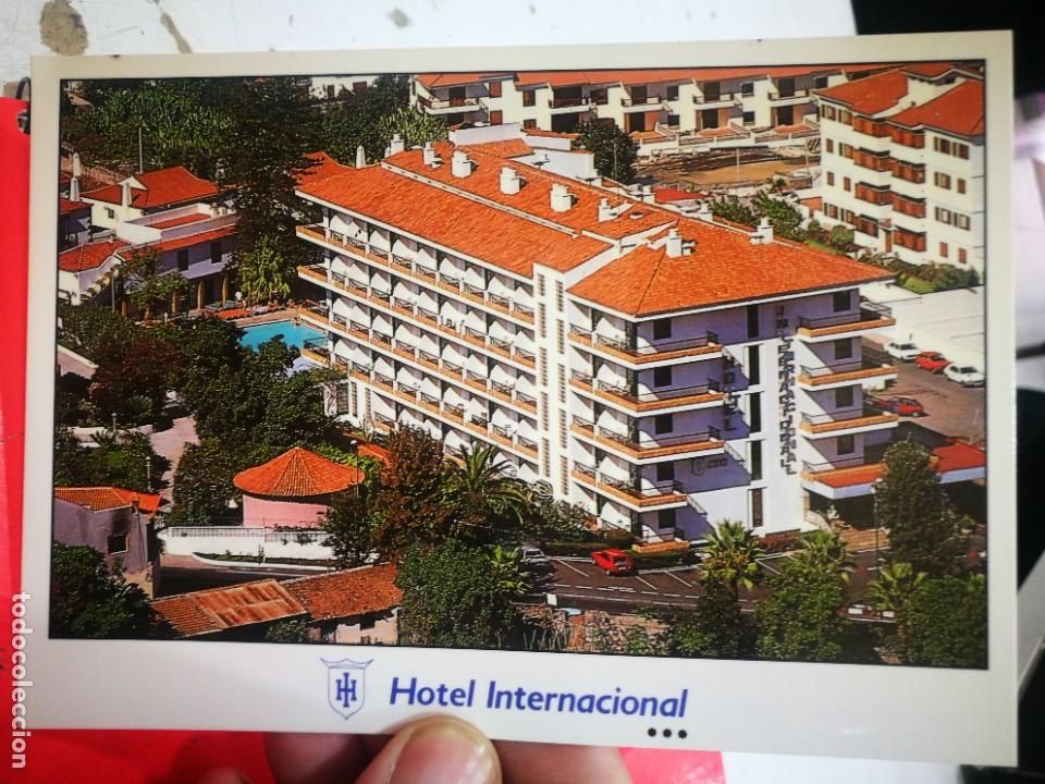 Postkarten: Postal HOTEL INTERNACIONAL S.A. Puerto de la Cruz TENERIFE N 10 &Ntilde; EDITA JUAN SOCORRO alguna manchita