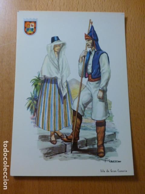 Postales: CANARIAS ISLA DE GRAN CANARIA TIPOS - Foto 1