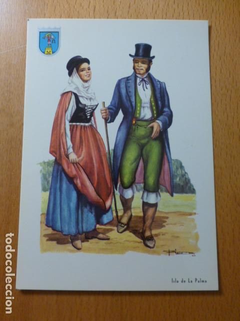 Postales: CANARIAS ISLA DE LA PALMA TIPOS - Foto 1