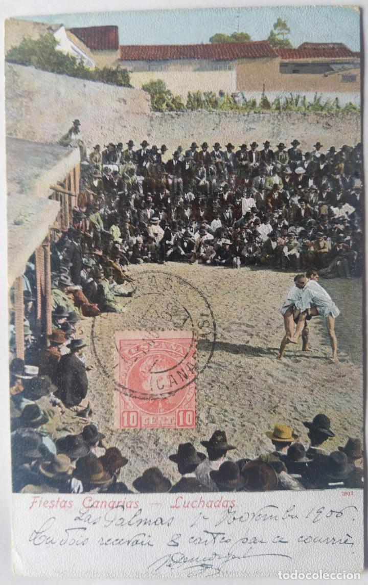 Postales: FIESTAS CANARIAS LUCHADAS - Foto 1