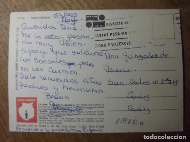Postales: ANTIGUA POSTAL TEJEDA GRAN CANARIA - Foto 2