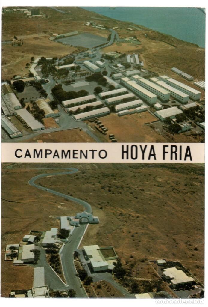 Postcards: POSTAL N&ordm; 3 - C. I. R. 15, CAMPAMENTO GENERAL FRANCO (TENERIFE) - HOYA FRIA. FOTO PLATON. CIRCULADA