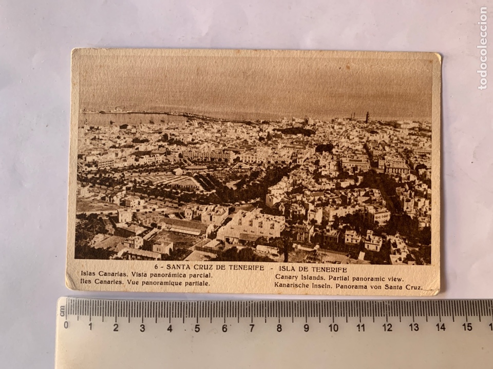 Postais: POSTAL. STA. CRUZ DE TENERIFE. VISTA PANOR&Aacute;MICA PARCIAL. HUECOGRABADO MUMBRU.