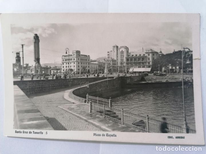 Postais: POSTAL, PLAZA DE ESPA&Ntilde;A, SANTA CRUZ DE TENERIFE, 20-12-1948, ESCRITA