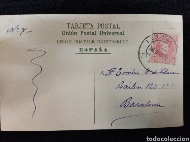 Postales: Antigua postal Las palmas alameda - Foto 2