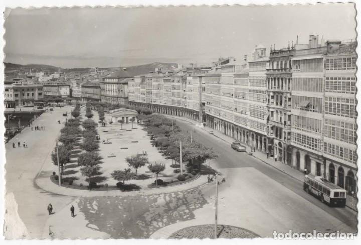 Postkarten: POSTAL- LA CORU&Ntilde;S- PASEO DE LA MARINA