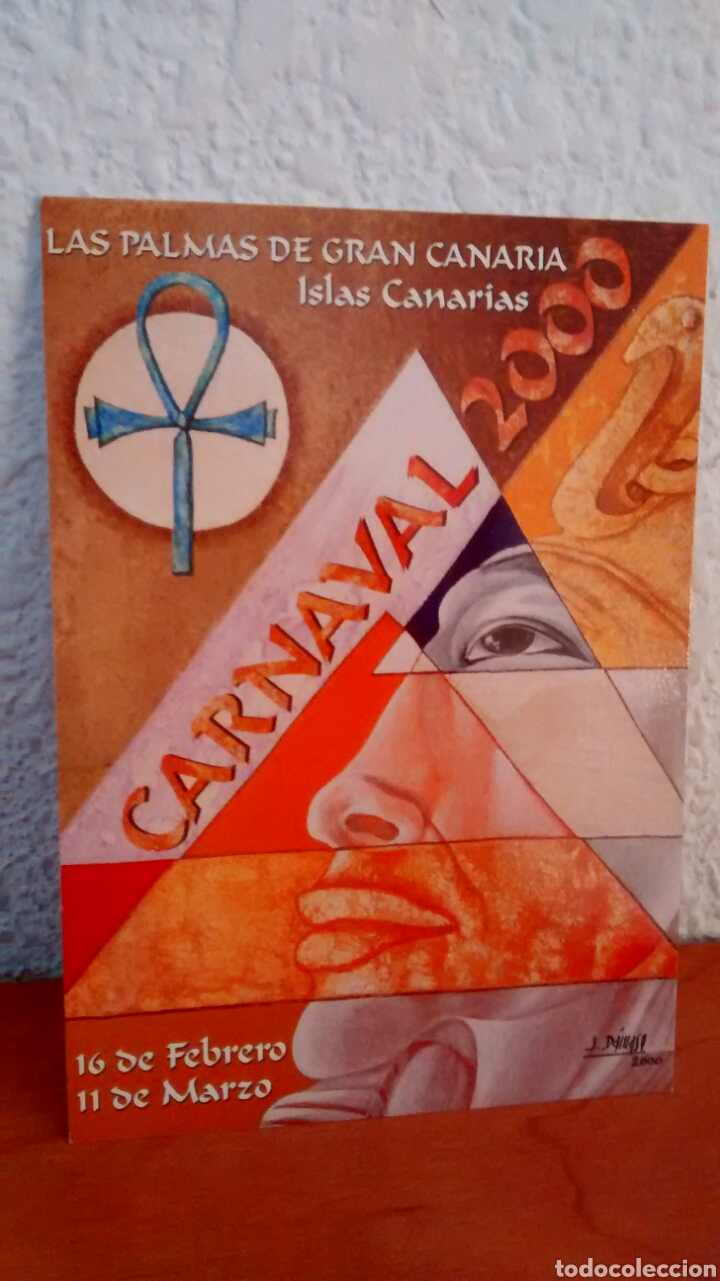 Postales: CARNAVAL 2000. LAS PALMAS DE GRAN CANARIA. ISLAS CANARIAS. CARTEL DE J. DAMASO. SIN CIRCULAR. - Foto 1 - 302576718