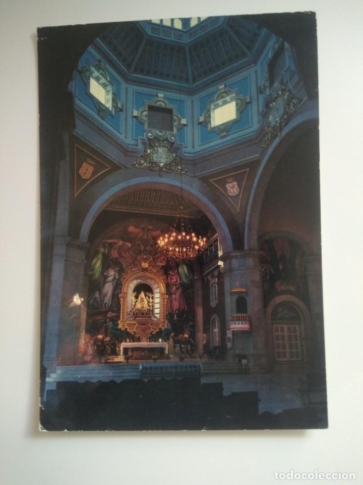 Postales: Postal interior de la basilica de candelaria