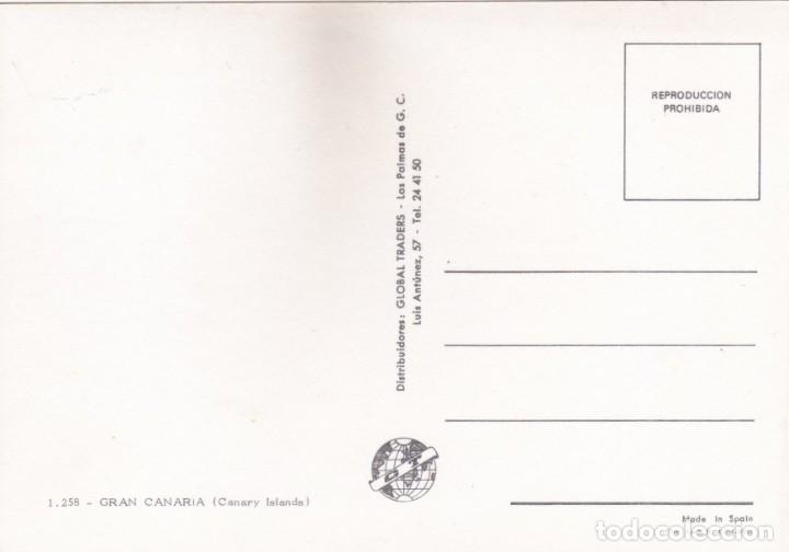 Postales: GRAN CANARIA. MAPA (1975) - Foto 2