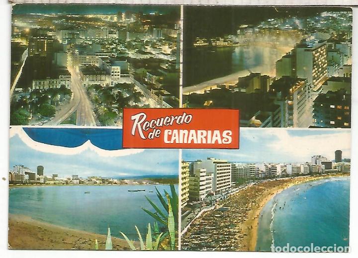 Postales: CANARIAS LAS PALMAS ESCRITA - Foto 1