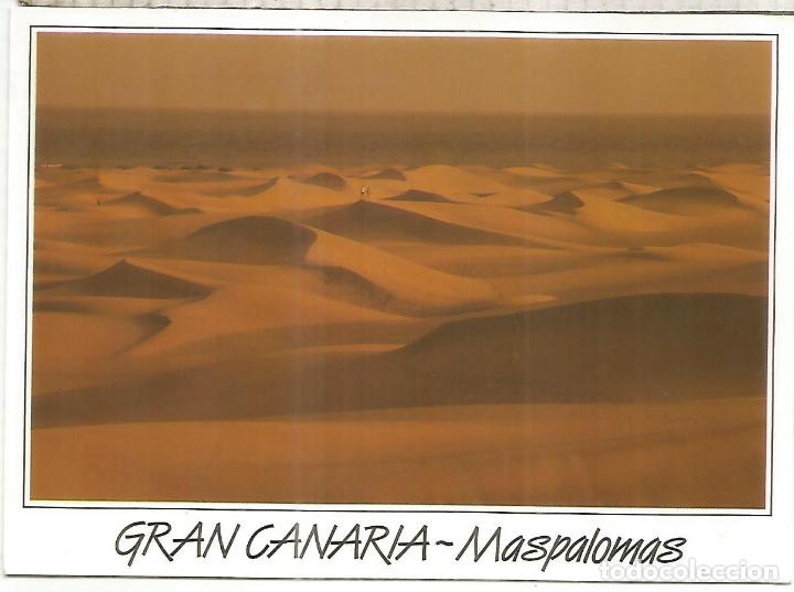 Postales: CANARIAS MASPALOMAS ESCRITA - Foto 1