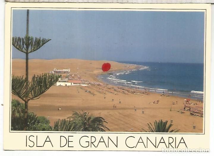 Postales: CANARIAS MASPALOMAS ESCRITA - Foto 1