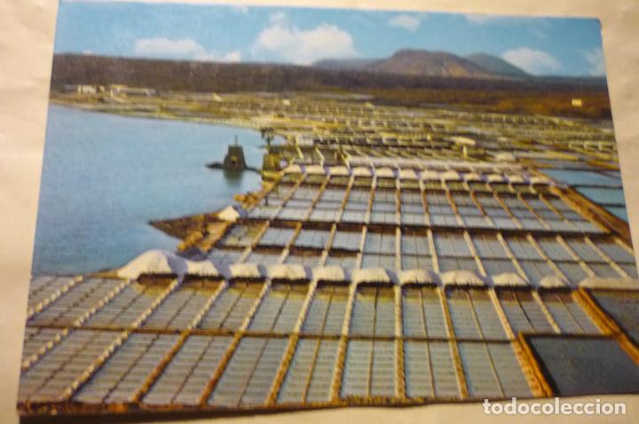 Postales: postal lanzarote salinas circulada - Foto 1