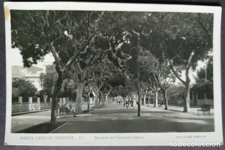 Postales: SANTA CRUZ DE TENERIFE RAMBLA DEL GENERAL FRANCO - Foto 1