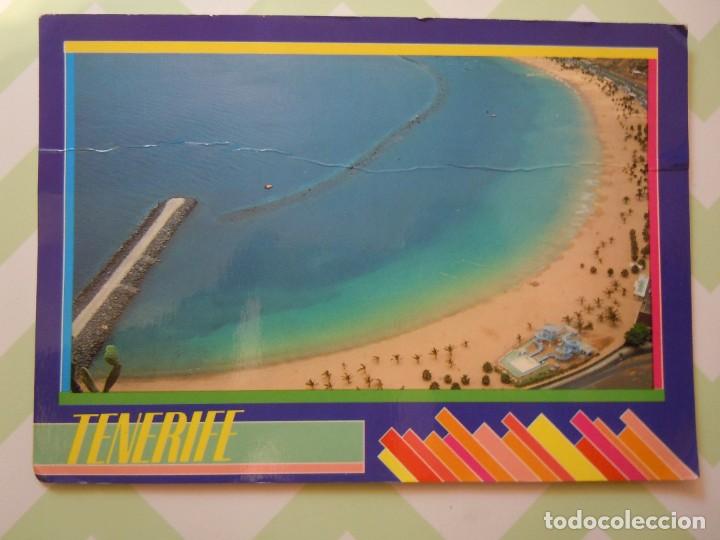 Postales: Postal de Playa de Las Teresitas, Santa Cruz de Tenerife