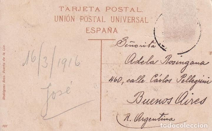 Postales: GRAN CANARIA - LOS TILOS A 2 K. DE MOYA - Foto 2