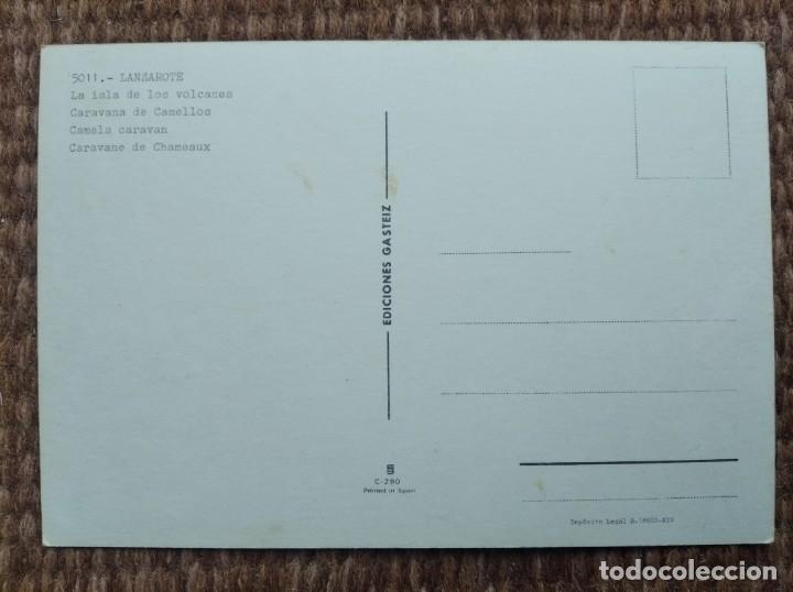 Postales: LANZAROTE - EDICIONES GASTEIZ - Foto 2