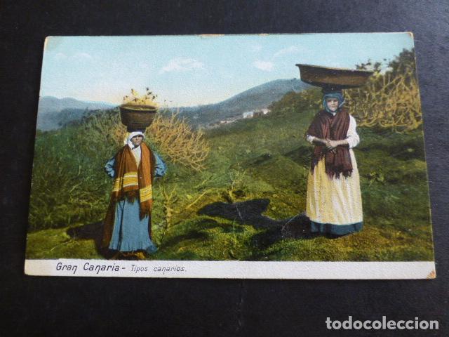 Postales: GRAN CANARIA TIPOS CANARIOS - Foto 1