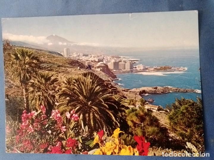 Postales: POSTAL Canarias escrita con sello - Foto 1