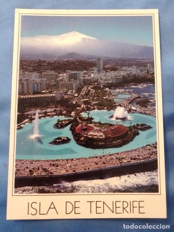 Postales: POSTAL Canarias escrita con sello - Foto 1