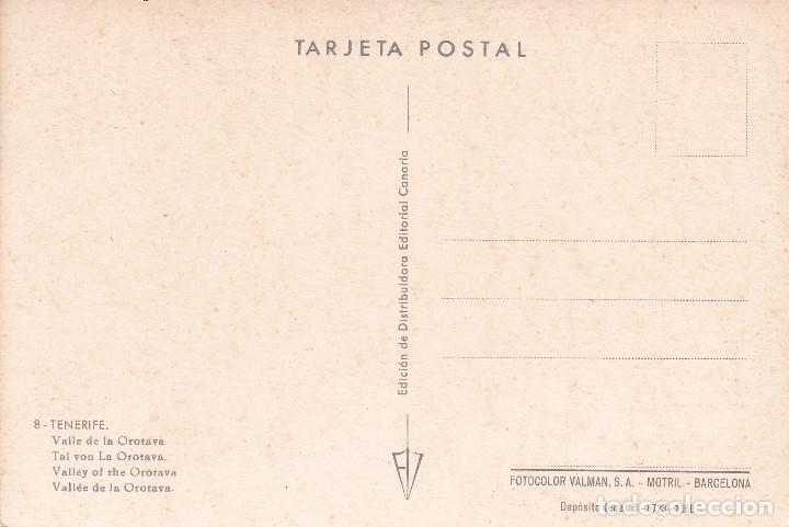 Postales: TENERIFE - LA OROTAVA - Foto 2