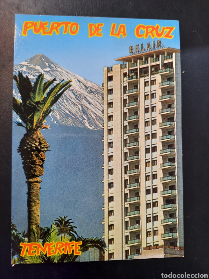 Postales: Postal de Hotel Belair y Teide (Puerto de la Cruz) Canarias