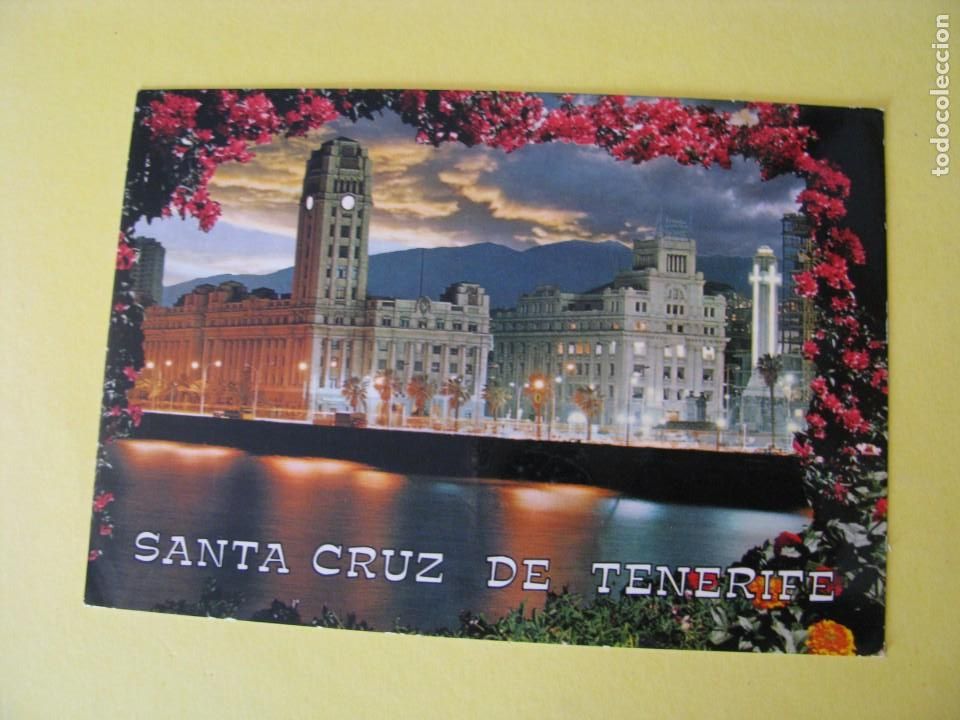 Postales: POSTAL DE SANTA CRUZ DE TENERIFE. EDIFICIO DE CABILDO INSULAR Y EDIFICIO DE CORREOS. - Foto 1