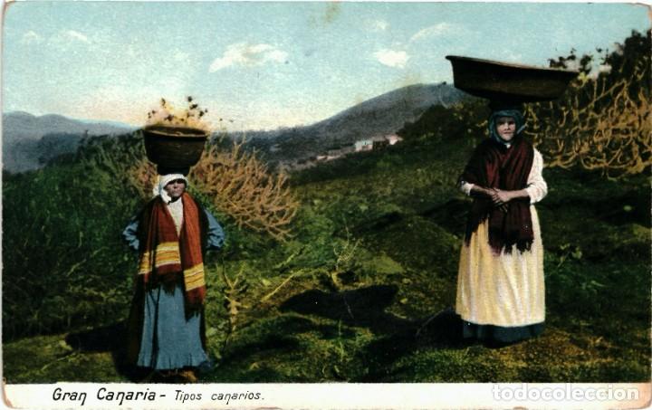 Postales: TARJETA POSTAL GRAN CANARIA - TIPOS CANARIOS - Foto 1