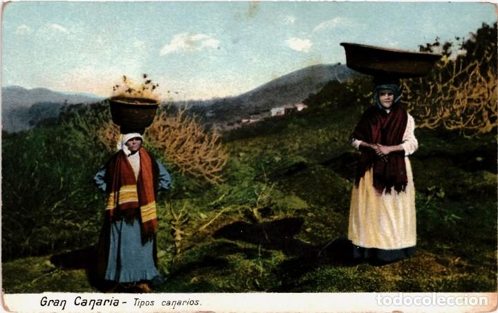 Postales: TARJETA POSTAL GRAN CANARIA - TIPOS CANARIOS - Foto 5