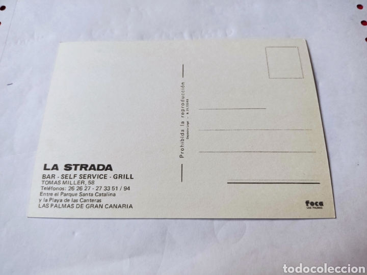 Postales: Postal La Strada bar self service grill - Foto 2