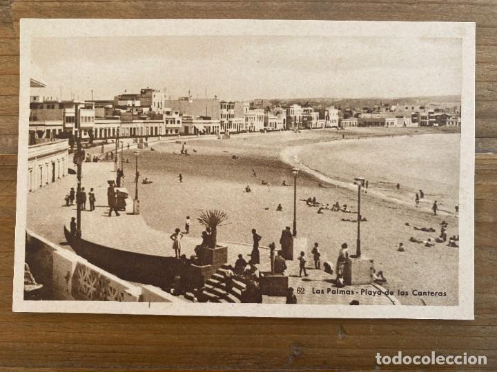 Postales: POSTAL DE LAS PALMAS, PLAYA DE LAS CANTERAS, NO CIRCULADA. - Foto 1