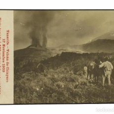 Postales: TENERIFE. ERUPCIÓN DEL VOLCÁN CHINYERO EL 17-NOV-1909 (FOTO. Lote 362903530