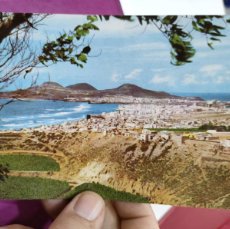 Postales: POSTAL LAS PALMAS DE GRAN CANARIA VISTA PARCIAL PUERTO DE LA LUZ N 100 FOTOCOLOR VALMAN S/C. Lote 366096246