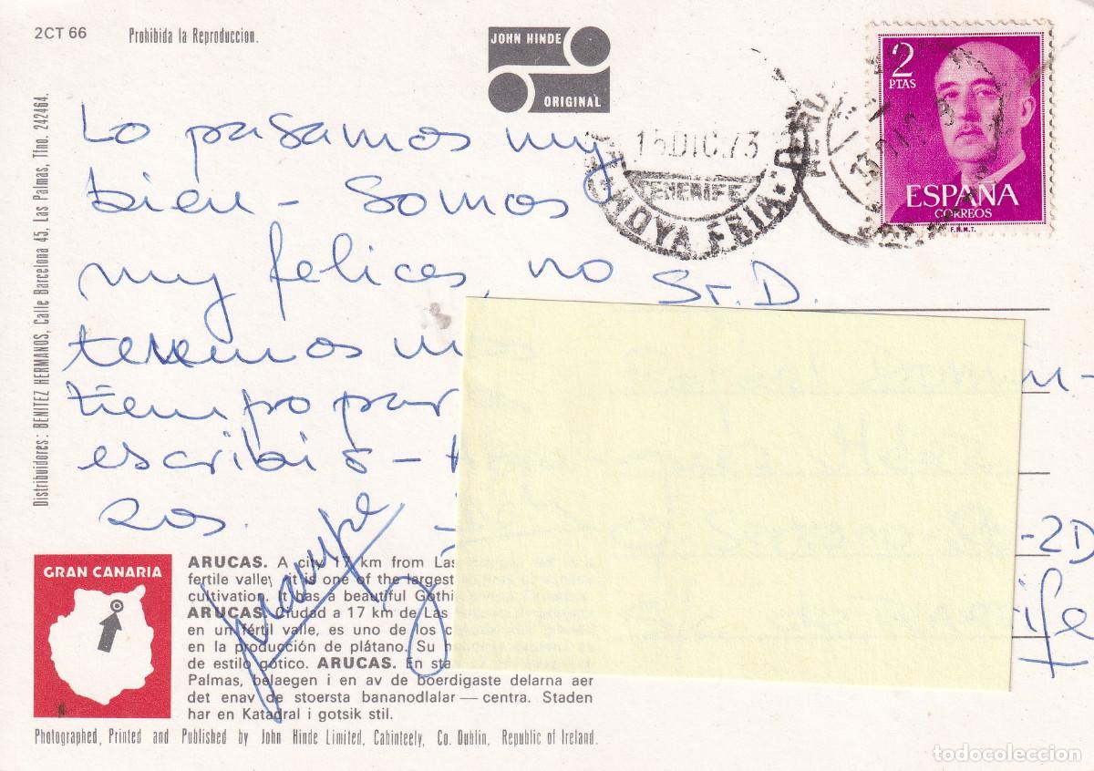 Postales: GRAN CANARIA ARUCAS - Foto 2