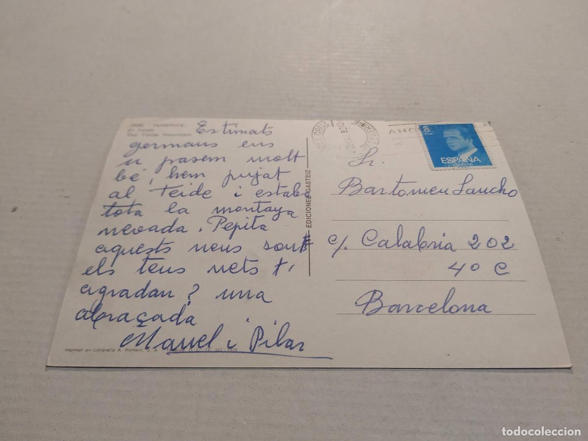 Postales: TENERIFE - POSTAL EL TEIDE - Foto 2