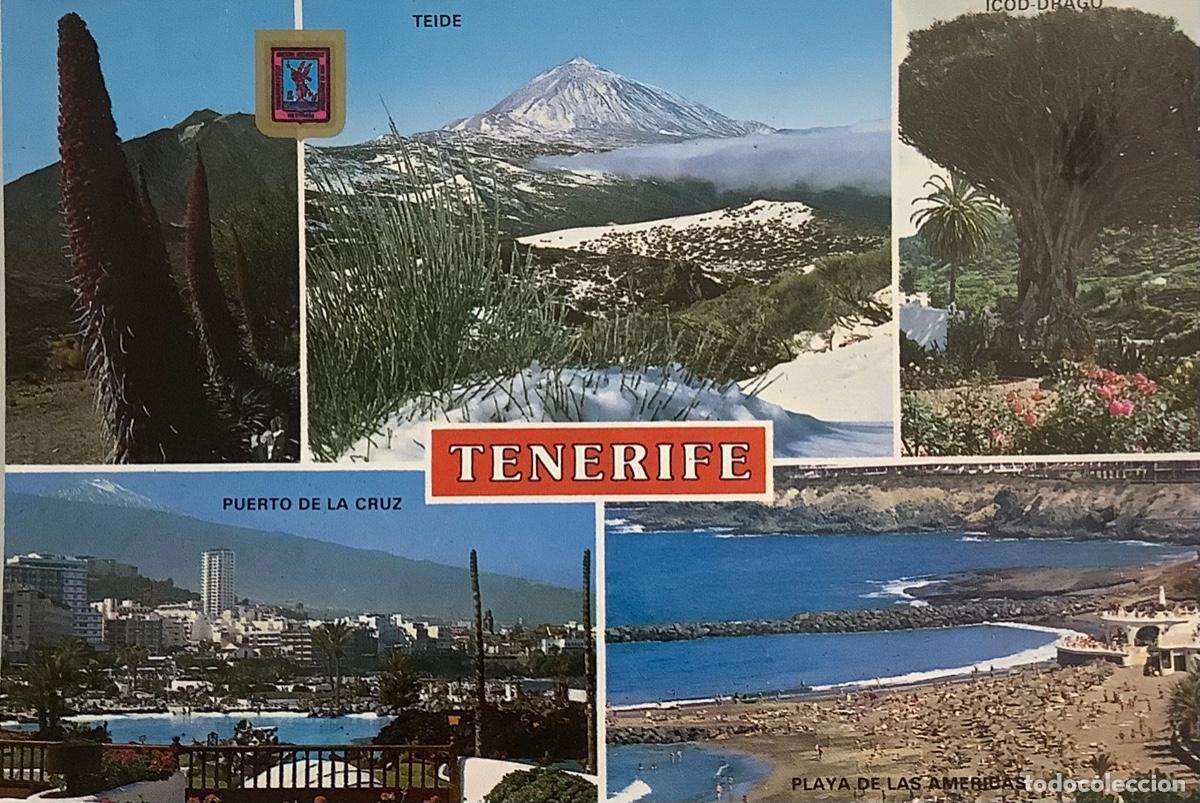 Postales: TENERIFE, diversos aspectos. Circulada. - Foto 1