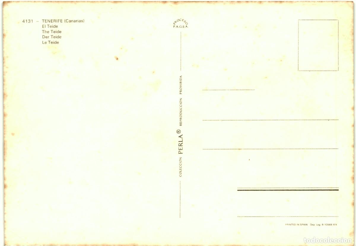 Postales: TARJETA POSTAL TENERIFE - EL TEIDE - Foto 2