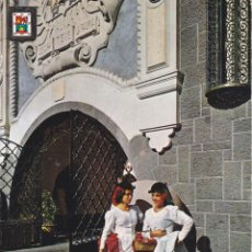Postales: LAS PALMAS DE GRAN CANARIA, TRAJE TÍPICO CANARIO – ESCUDO DE ORO Nº100 – EDITADA EN 1965 – CIRCULADA. Lote 378979129