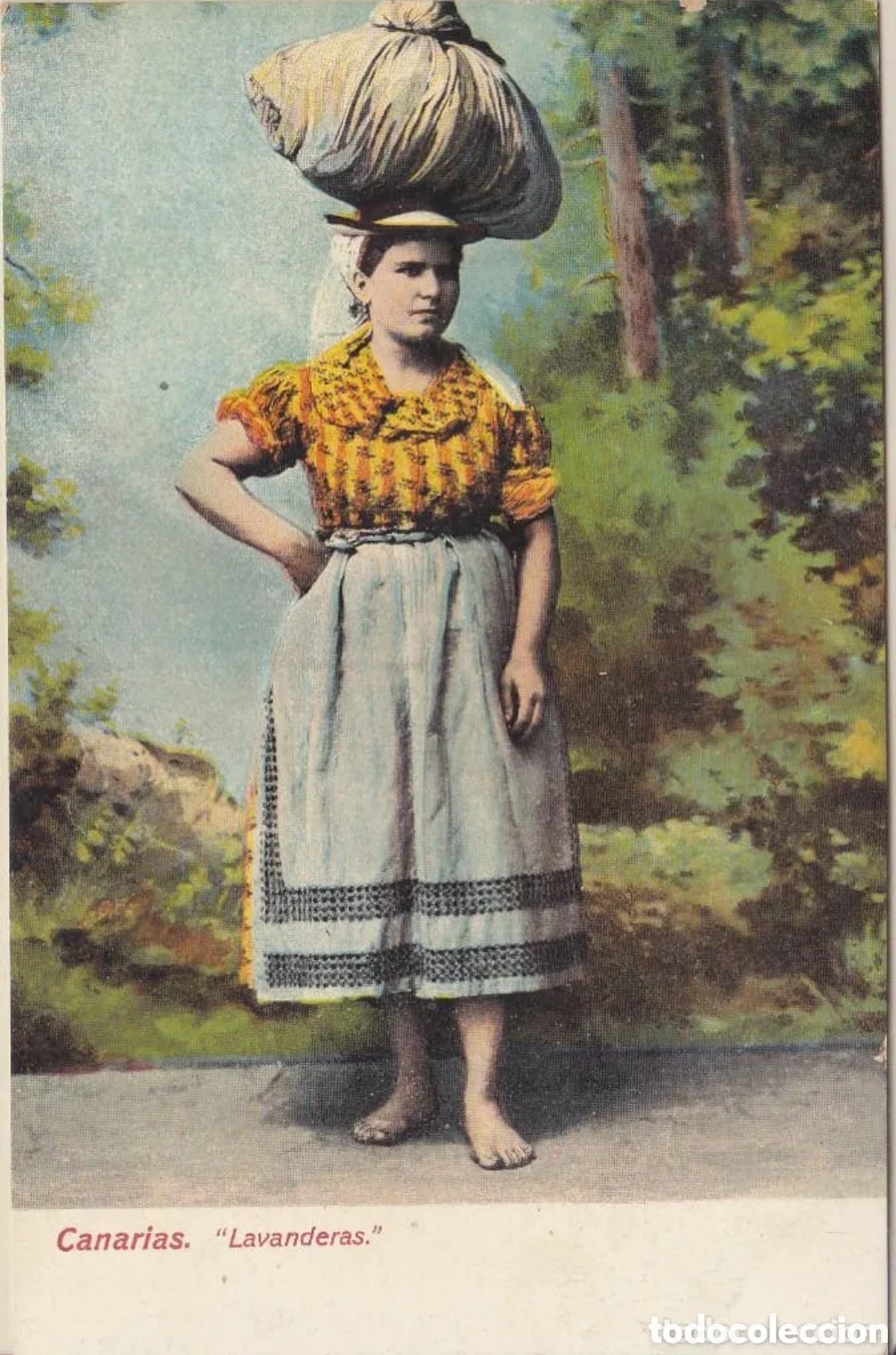 Postales: CANARIAS - LAVANDERAS - RODR&Iacute;GUEZ BROS - Foto 1