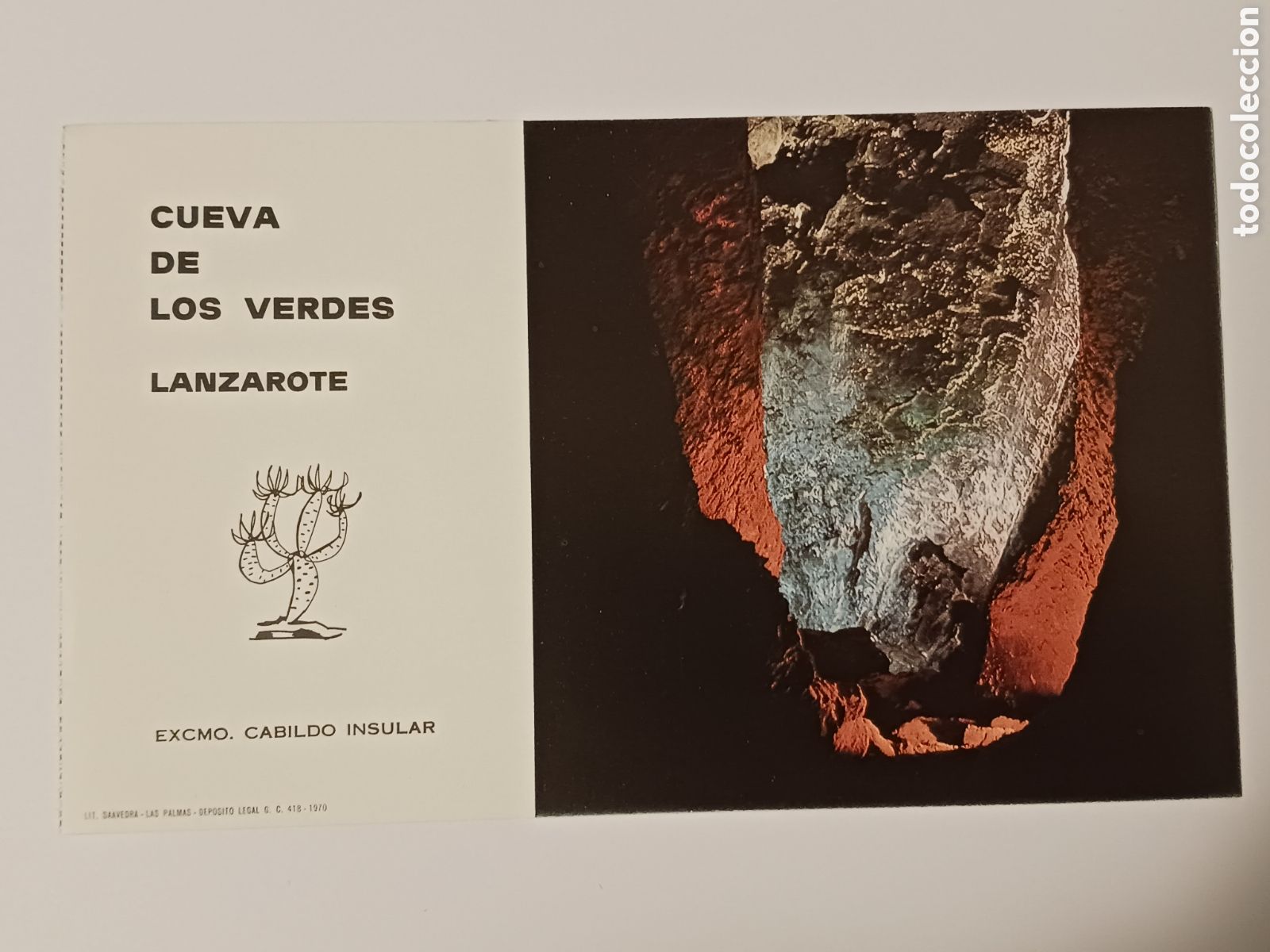 Postales: Cueva de los verdes, Lanzarote. - Foto 1