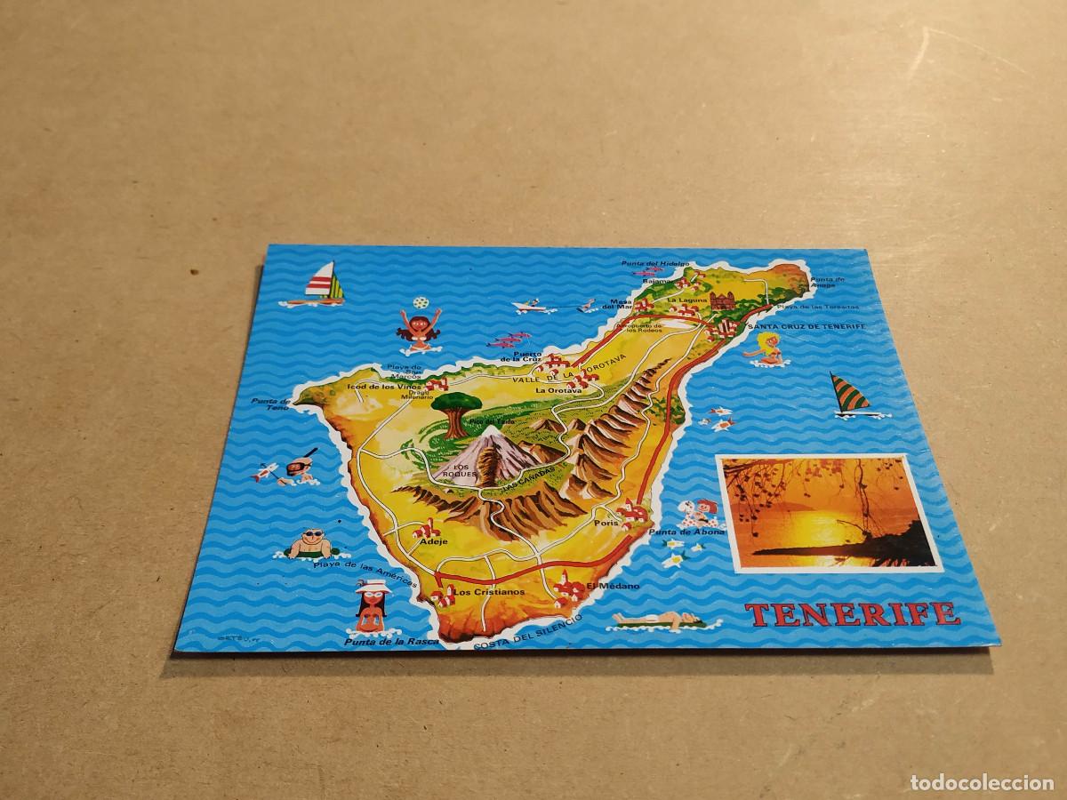 Postales: POSTAL TENERIFE - MAPA - Foto 1