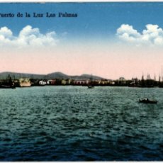 Postales: PUERTO DE LA LUZ LAS PALMAS DE GRAN CANARIA BAHIA - RODRIGUEZ BROS -. Lote 402957454