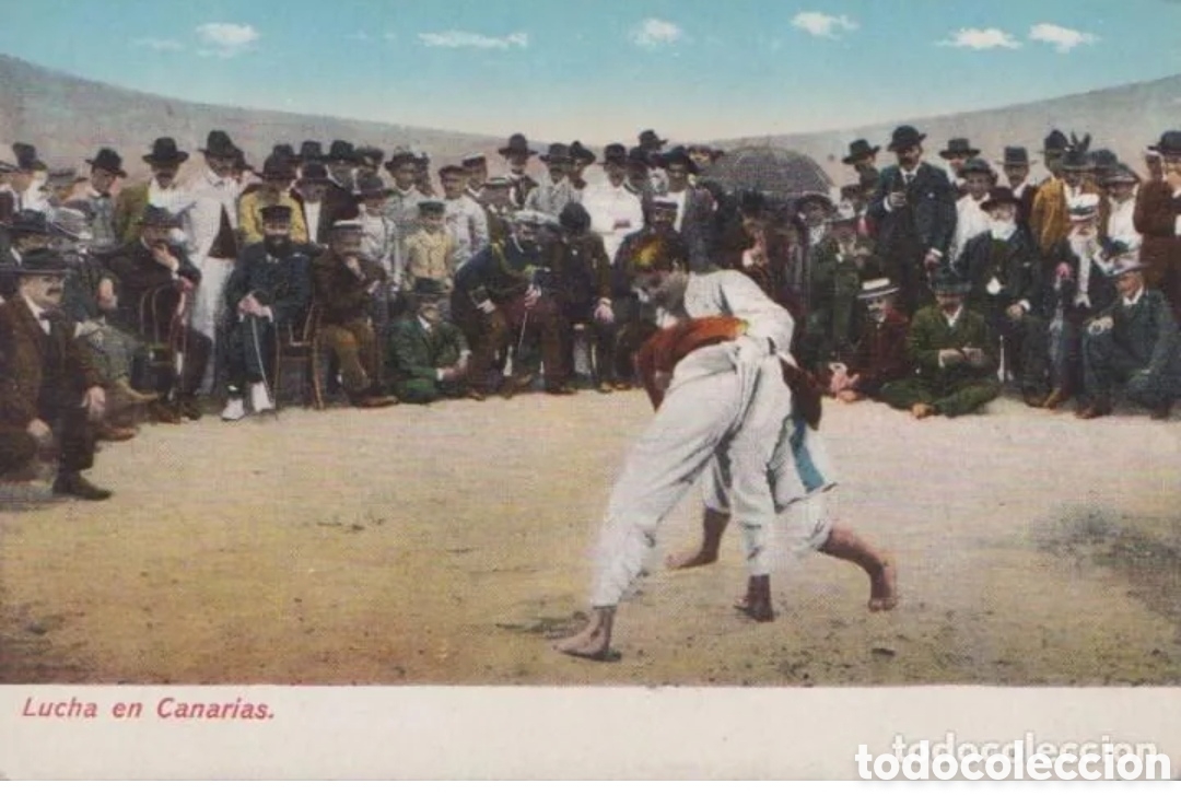 Postales: LUCHA EN CANARIAS - RODR&Iacute;GUEZ BROS - Foto 1
