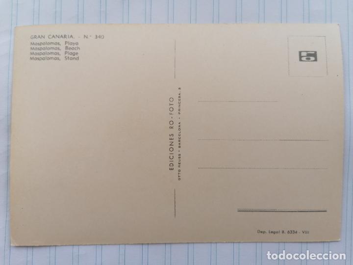 Postales: POSTAL GRAN CANARIA, PLAYA DE MASPALOMAS - Foto 2