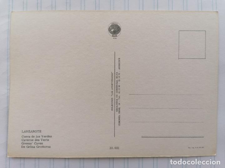 Postales: POSTAL LANZAROTE, CUEVA DE LOS VERDES - Foto 2