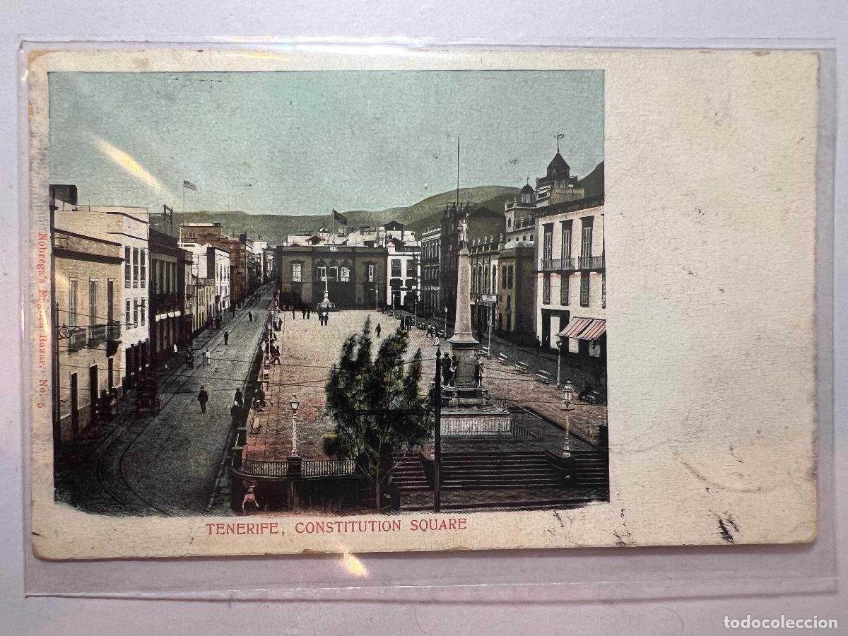 Postales: POSTAL. TENERIFE. CONSTITUTION SQUARE. CIRCULADA - Foto 1
