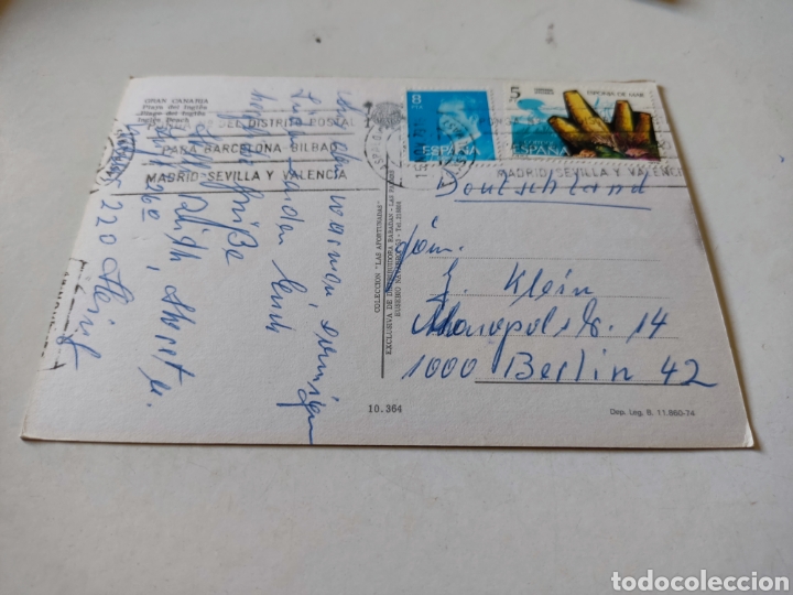Postales: Postal playa del ingl&eacute;s, Canarias - Foto 2
