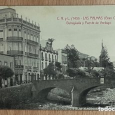 Postales: POSTAL: LAS PALMAS (GRAN CANARIA), GUINIGÜADA Y PUENTE DE VERDUGO. C.A. Y L. 1435