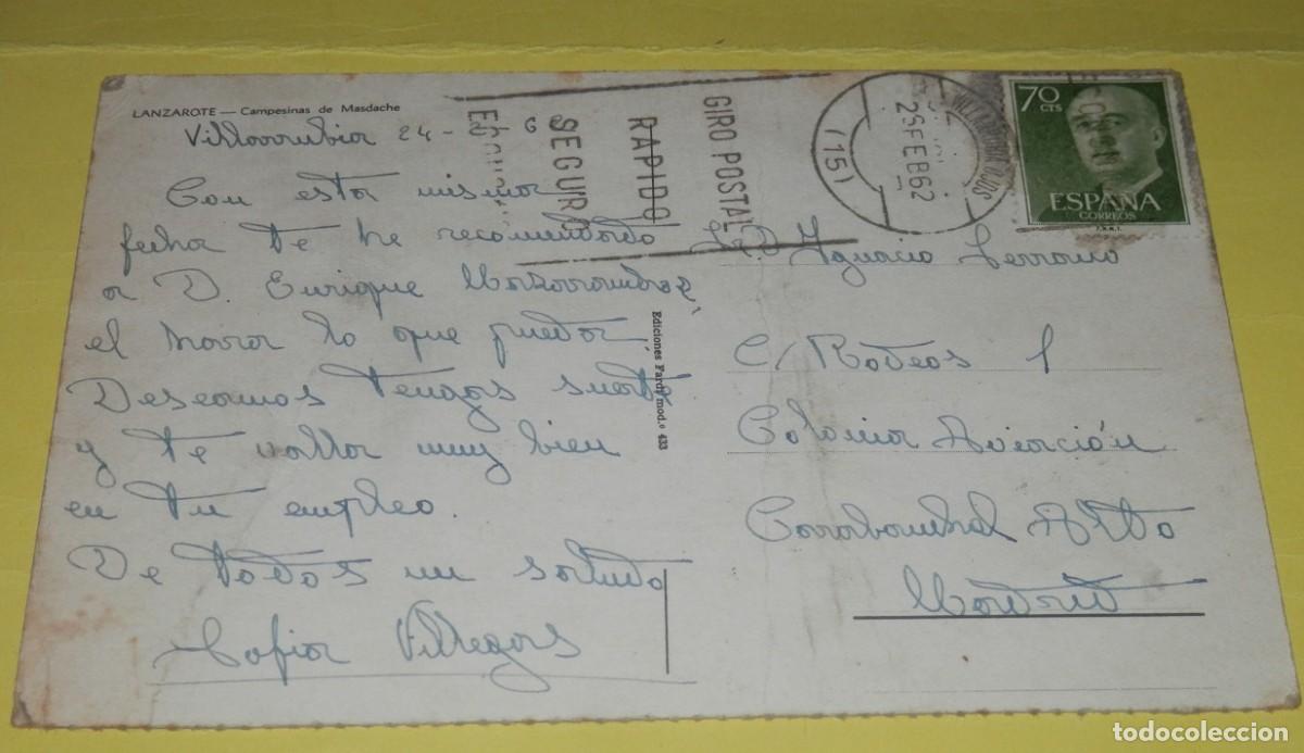 Postales: TARGETA POSTAL DE LA ISLA DE LANZAROTE - Foto 2