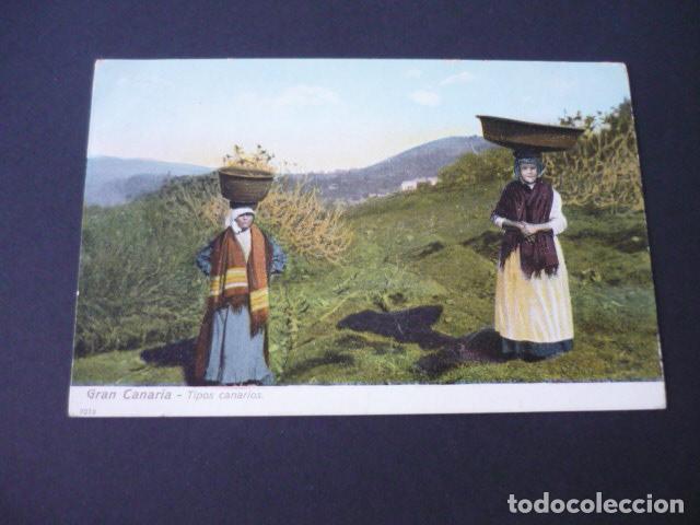 Postales: GRAN CANARIA TIPOS CANARIOS - Foto 1
